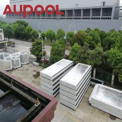 Moderne vorgefertigte Poolhausbehälter mit klarem/transparenten Material