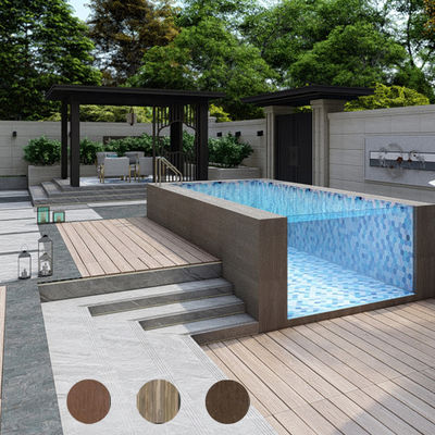 High Light Transmission Portable Living Modular Shipping Container Pool für den Garten
