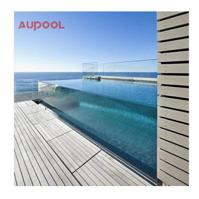 Hochtransparentes klares Acrylbecken für den Hinterhof