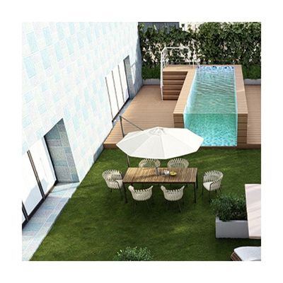 Großes, durchsichtiges, vorgefertigtes Aquarium aus Acrylglas für Außenpools über dem Boden