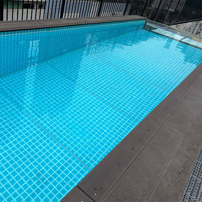 High Light Transmission Custom Farbe vorgefertigte Acryl Pool mit transparenten Fenster