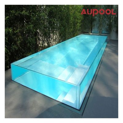 Außeneckendes Acryl-Schwimmbad aus Glasfaser Kleiner Hinterhof