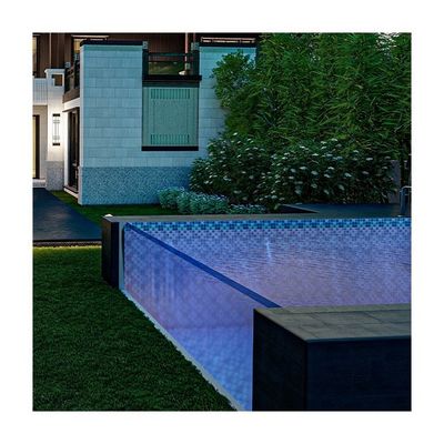 Endlose Funktion Prefab Pool mit Acryl-Panel Fenster und Edelstahlkonstruktion