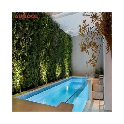Einfache Installation Endloser Container Pool Swim Spa mit Acrylfenstermaterial PMMA Lucite
