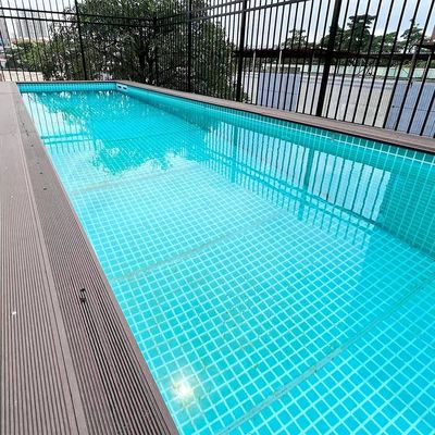 Einfache Installation Endloser Container Pool Swim Spa mit Acrylfenstermaterial PMMA Lucite