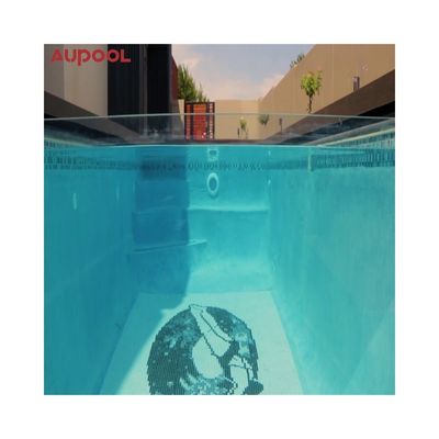 Hinterhof Schwimmbad Panel aus hoher Oberflächenhärte Lucit Acrylmaterial