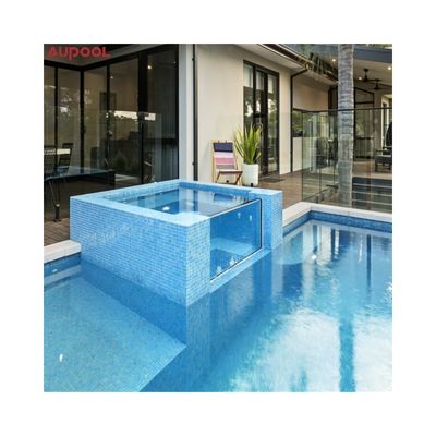 Hinterhof Schwimmbad Panel aus hoher Oberflächenhärte Lucit Acrylmaterial
