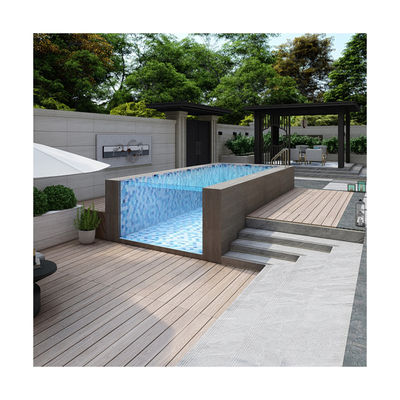 Acryl Villa Pool 6ft tief Balboa kontrolliert Rechteckige über dem Boden Schwimmbad