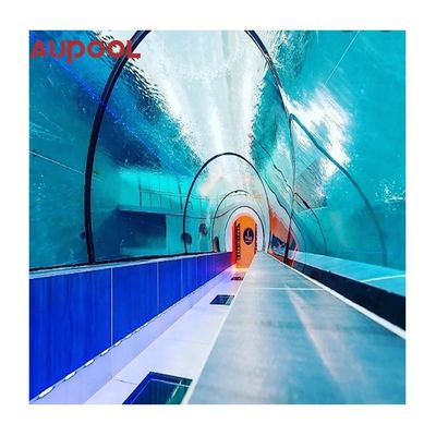 Gegossenes Acrylpanel 8M Langes Grundbecken Großes tragbares Endloses Schwimmbad