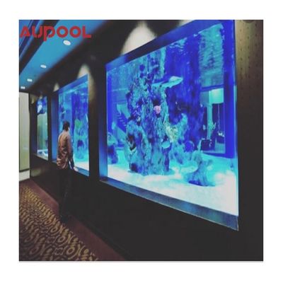 Gegossenes Acrylpanel 8M Langes Grundbecken Großes tragbares Endloses Schwimmbad