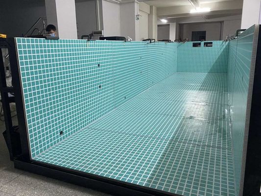 Acryl-Schwimmbad ohne Grenzen für Hotels 43m3 Schwimmbad Wasserkapazität 3050KGS Nettogewicht
