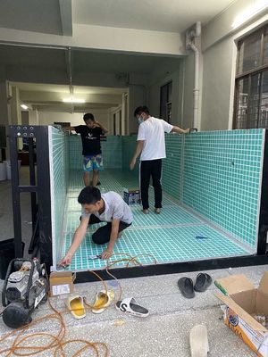 Acryl-Schwimmbad ohne Grenzen für Hotels 43m3 Schwimmbad Wasserkapazität 3050KGS Nettogewicht