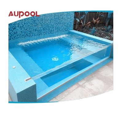 AUPOOL CE zugelassenes großes Outdoor-PMMA-Akryl-Schwimmbad mit Luftpumpenzubehör