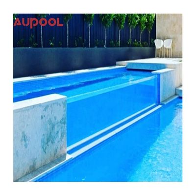 AUPOOL CE zugelassenes großes Outdoor-PMMA-Akryl-Schwimmbad mit Luftpumpenzubehör