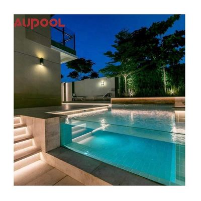 Transparentes 50 mm klares, dickes Schwimmbad für AUPOOL Dachterrasse Botschaftsgärten