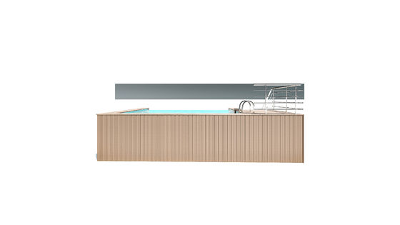 Hotelpool AUPOOL Endlos Infinity Durchsichtiges Acrylglas Modulares Schwimmbad 30