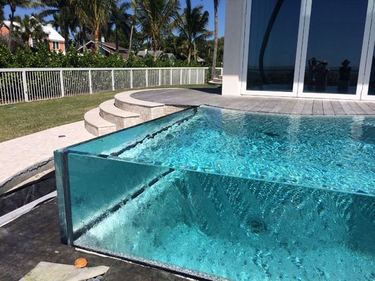 Hochtransparente Acryl-Schwimmbadblätter für die individuelle Poolgestaltung innerhalb von AUPOOL