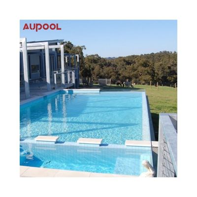 Familienzwimmbad Lang 8 Meter Außenmassage Spa mit endlosem Acrylglaspool