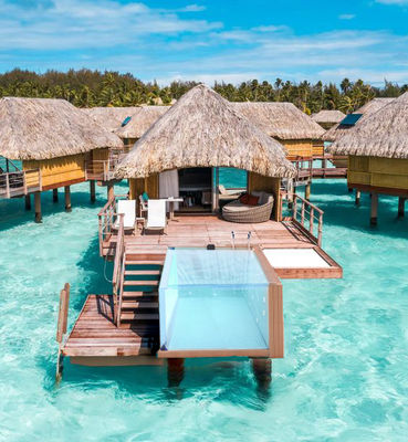 Resort Villa Hotel Schwimmbad mit Poolfenster vorgefertigt Modular und 100 mm Dicke
