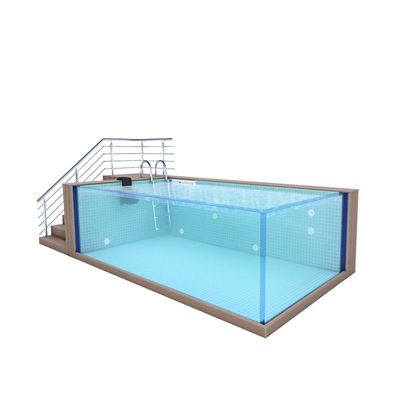 Rise Innenraum Glasfaser Portable Spa und Schwimmbad mit Polymer-Material-Panels
