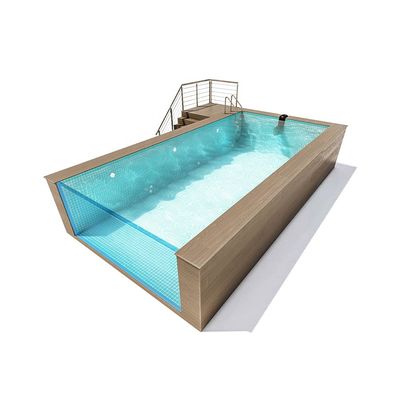 Rise Innenraum Glasfaser Portable Spa und Schwimmbad mit Polymer-Material-Panels