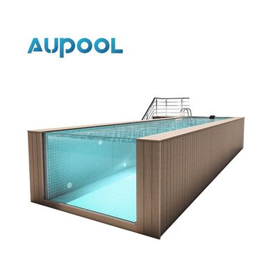 AUPOOL Endloser Garten Training Widerstand Schwimmbad 30 Jahre lang nicht gelb geworden