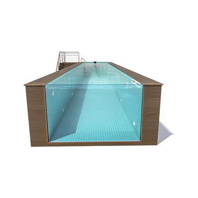 AUPOOL Endloser Garten Training Widerstand Schwimmbad 30 Jahre lang nicht gelb geworden