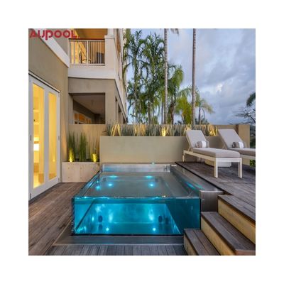 Verbessern Sie Ihren Außenbereich mit AUPOOL High Fashion Clear Thick Acrylic Swimming Pool