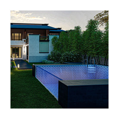 Familienschwimmbad Essential Custom Transparent Plexiglas Acrylblech Schwimmbad mit Luftpumpe