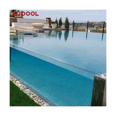 Modedesign Piscina PVC Erwachsene Kinder Langlebiger aufblasbarer Acrylrahmen Schwimmbad