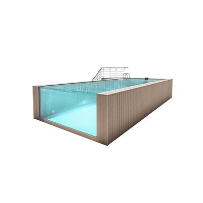 Designer-Schifffahrt-Container-Pools Acryl-Schwimmbad mit transparenter Gestaltung