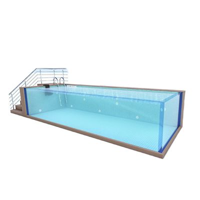 Designer-Schifffahrt-Container-Pools Acryl-Schwimmbad mit transparenter Gestaltung