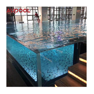 Customized Acrylblech für die Poolwand Nachfrage des Kunden in 65mm 75mm 80mm 90mm 100mm