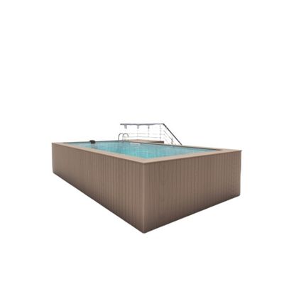 Klares Acrylpaneel Aupool Portable Freistehender Container im Freien Luxushaus Villa
