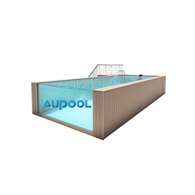 Balkon Garten Aupool Endlos Lap Schwimmbad In klarem Polyester Kunststoff