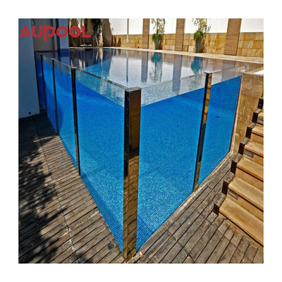 60mm 80mm klares Acryl-Schwimmbad mit Acryl-Poolwand mit kristallklarem Wasser