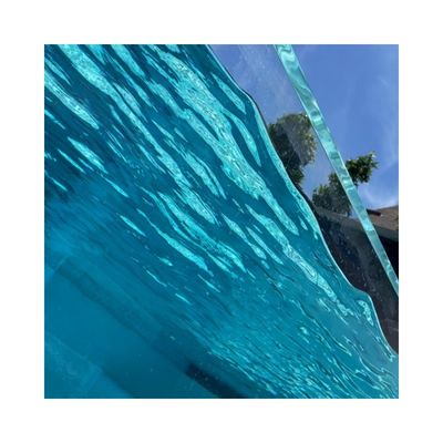 100 mm dicke Acryl-Schwimmbadwand Einfache Installation von Kunststoffblechen für klares Glas