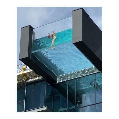 Acrylglasfenster Glasfaser Pool für tragbares Gartenhaus Schwimmen