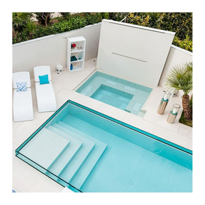 Acrylglasfenster Glasfaser Pool für tragbares Gartenhaus Schwimmen