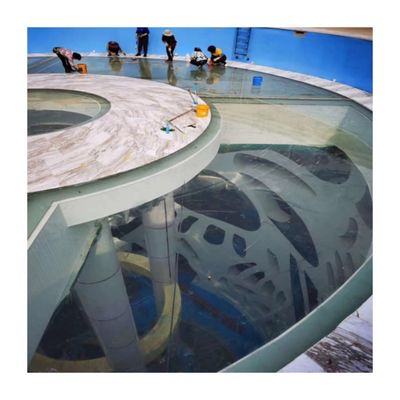 Acrylplattendicke 30 mm 950 mm Außen Acrylplatte für Schwimmbad