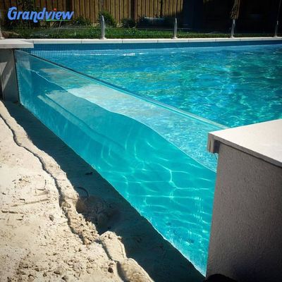 Durchsichtige Poolfenster 30 mm 300 mm klares Acryl Kunststoff Pmma Acryl für Schwimmbad