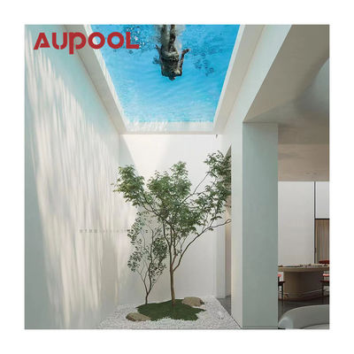 Aupool's maßgeschneiderte Schwimmbäder Acrylrahmen Wand Großer Pool für Hotels und Fitnessstudios
