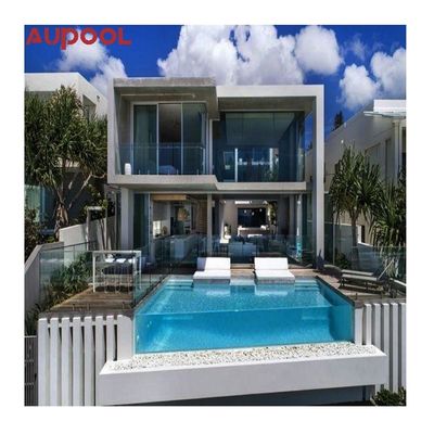 Vorgefertigtes Acryl-Poolfenster mit UV-Schutz und Überflussdesign