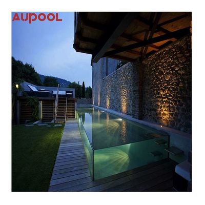 Prefab Luxus Lap Backyard Haus mit möbliertem Schwimmbad und anpassbarem Design
