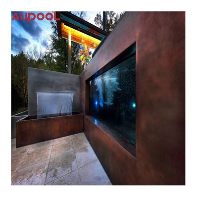 Prefab Luxus Lap Backyard Haus mit möbliertem Schwimmbad und anpassbarem Design