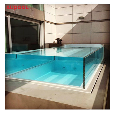 Maßgeschneidertes Schwimmbad mit hoher Durchlässigkeit aus Acryl für Thermostatspa und Pools