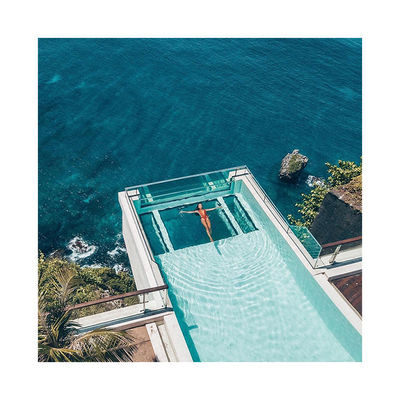 AUPOOL Glasfaser-Cocktail-Poolschalen für hohe Lichtübertragung 93% Modulare Pools