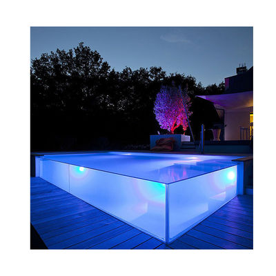 AUPOOL Glasfaser-Cocktail-Poolschalen für hohe Lichtübertragung 93% Modulare Pools
