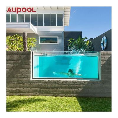 Modularer Außenpool, kundenspezifischer Container mit Surf- und Beleuchtungssystem