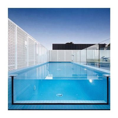 Durchsichtige Glaswand über dem Boden Pool mit Acryl-Plexi und PMMA Acryl-Schwimmbad